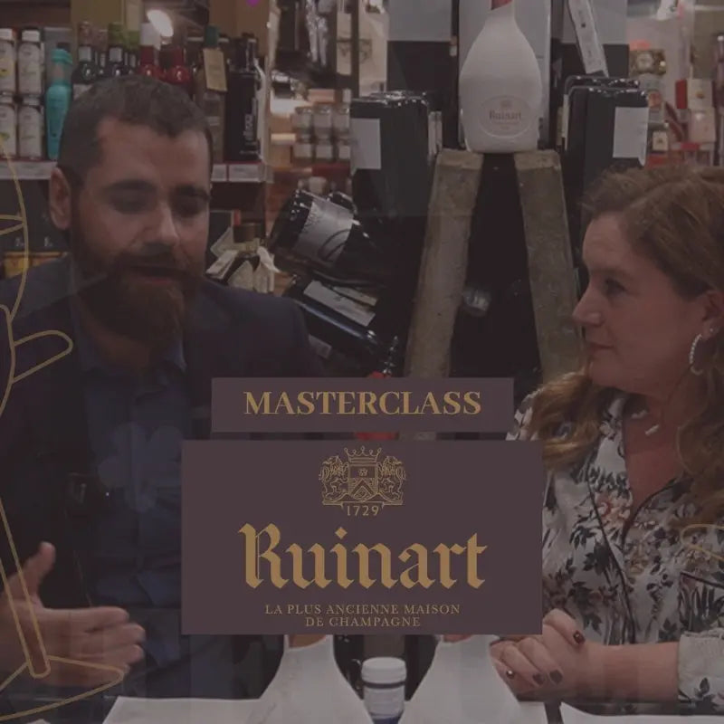 Masterclass de Champán Ruinart con Daniel Sempere en Mantequerías Bravo