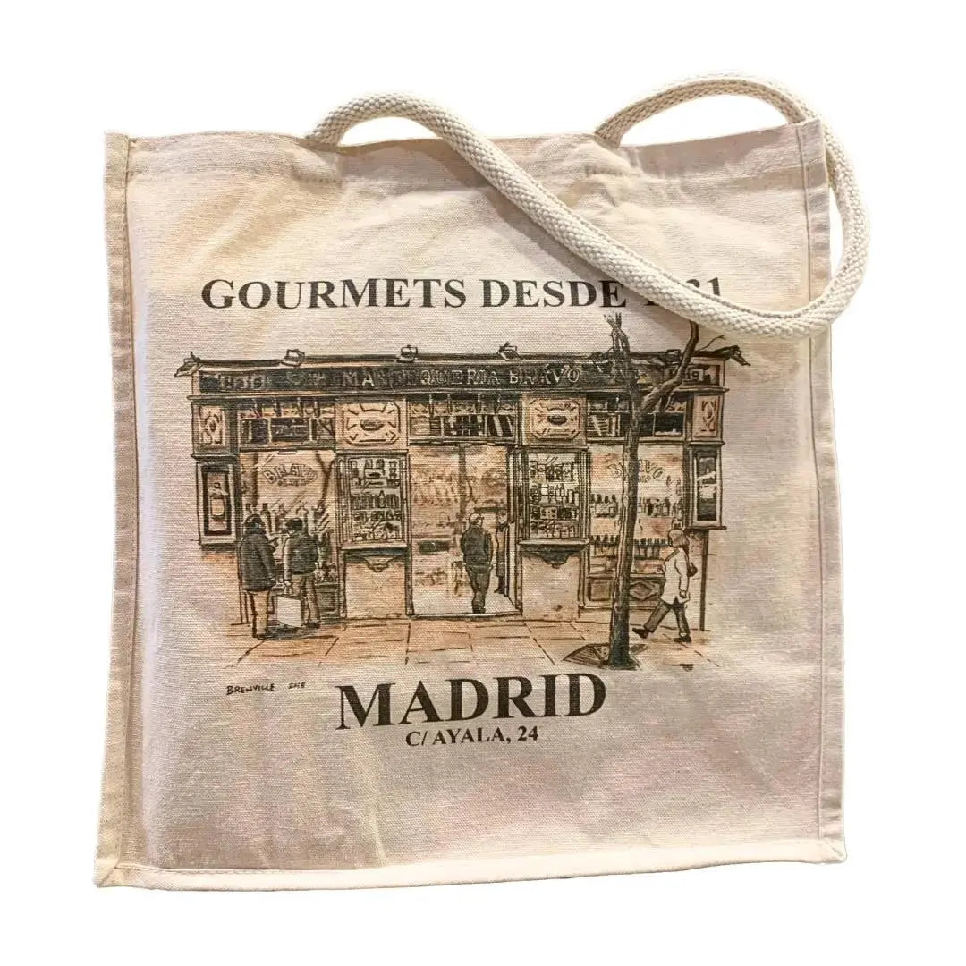 Bolsa de Tela Fachada Mantequerías Bravo (Tote Bag) Mantequerías Bravo