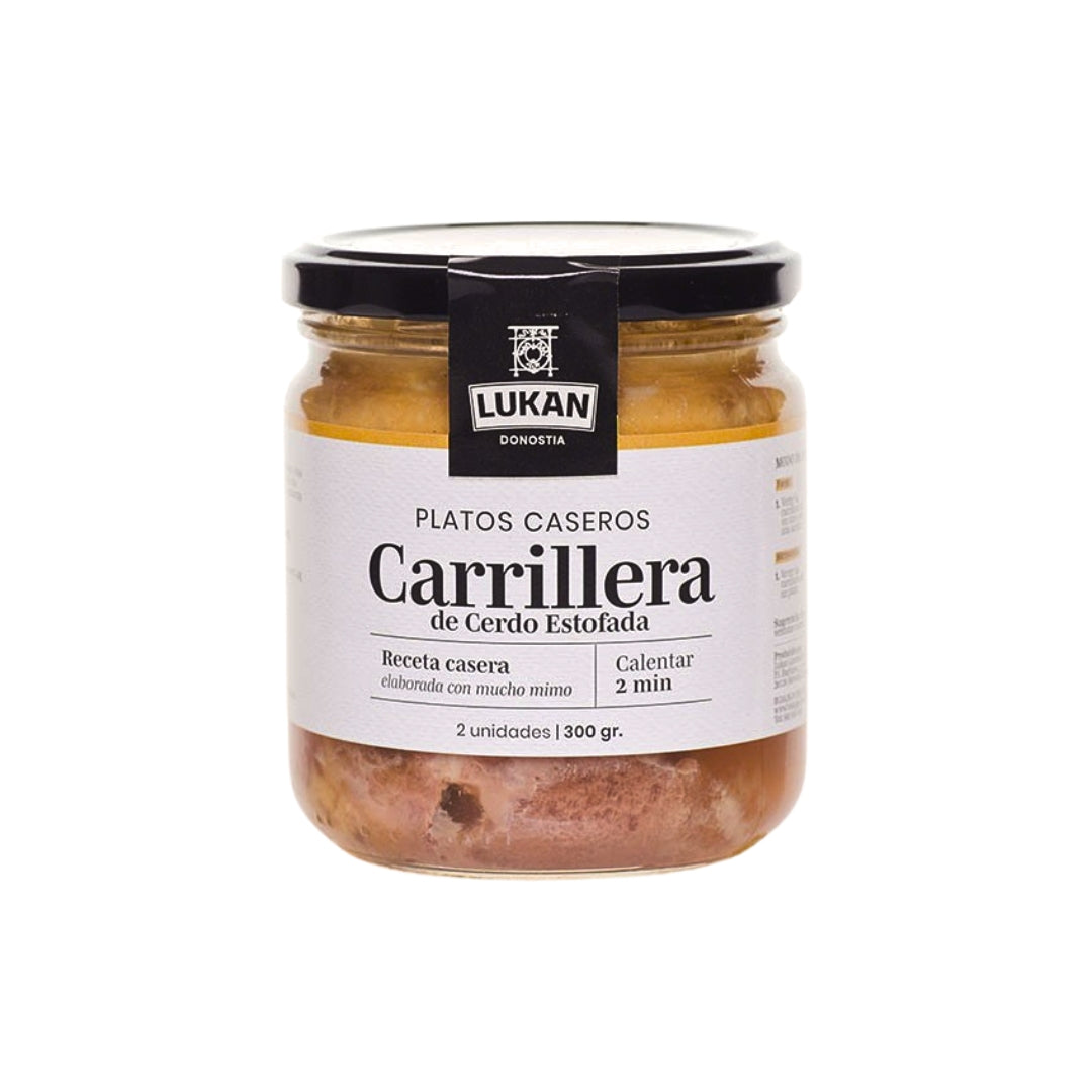 Carrillera de Cerdo Estofada Lukan Lukan Gourmet