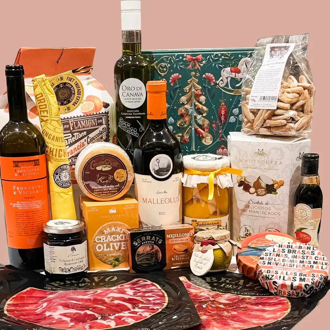 Cesta de Regalo Gourmet Amanecer Mantequerías Bravo