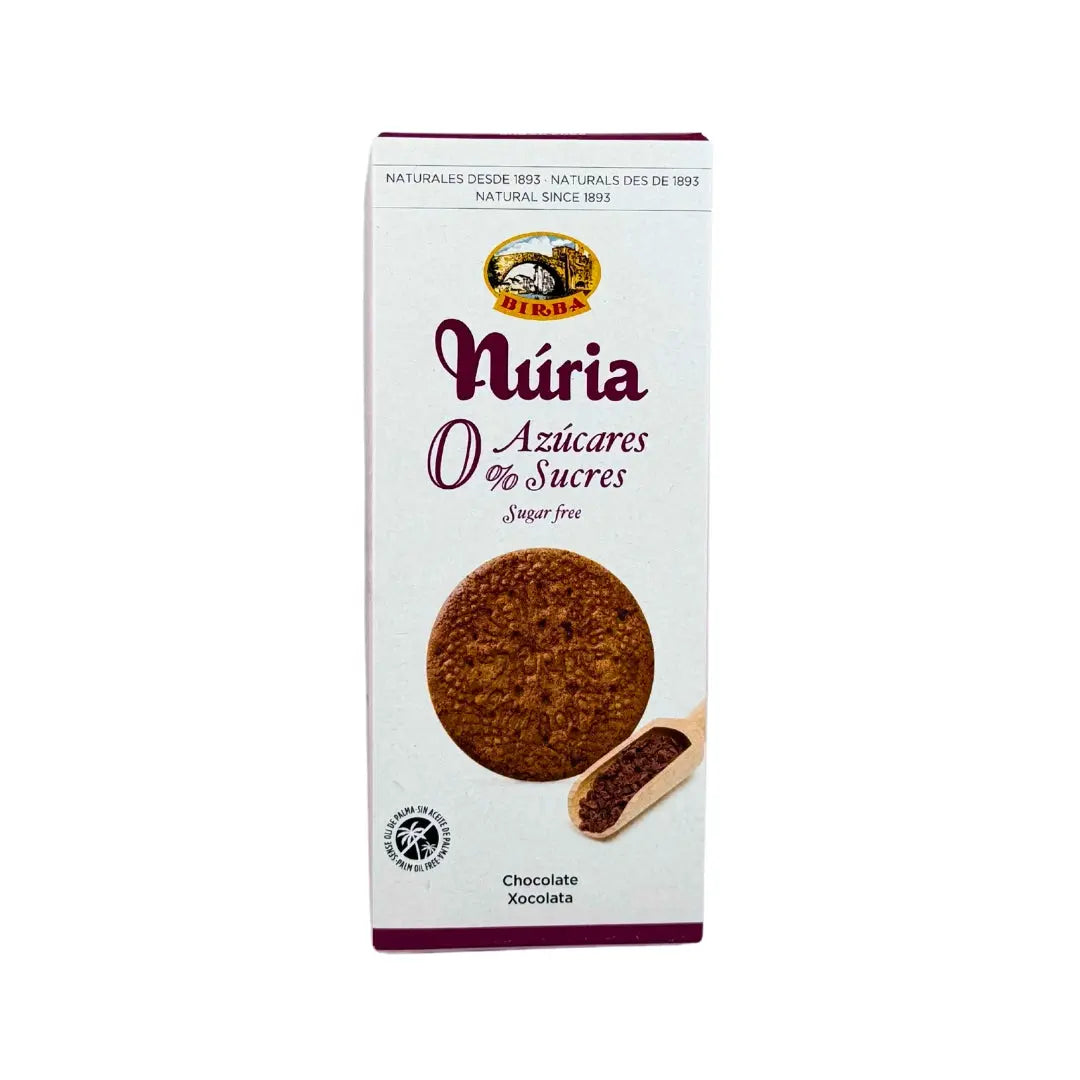 Galletas con Chocolate Sin Azúcar Nuria Birba 135 g Galetes Camprodon SAU