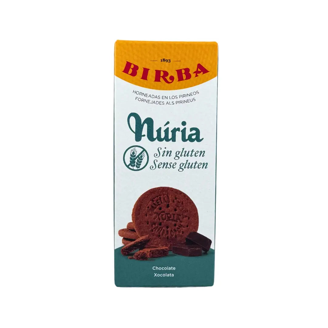 Galletas con Chocolate Sin Gluten Nuria Birba 140 g Galetes Camprodon SAU