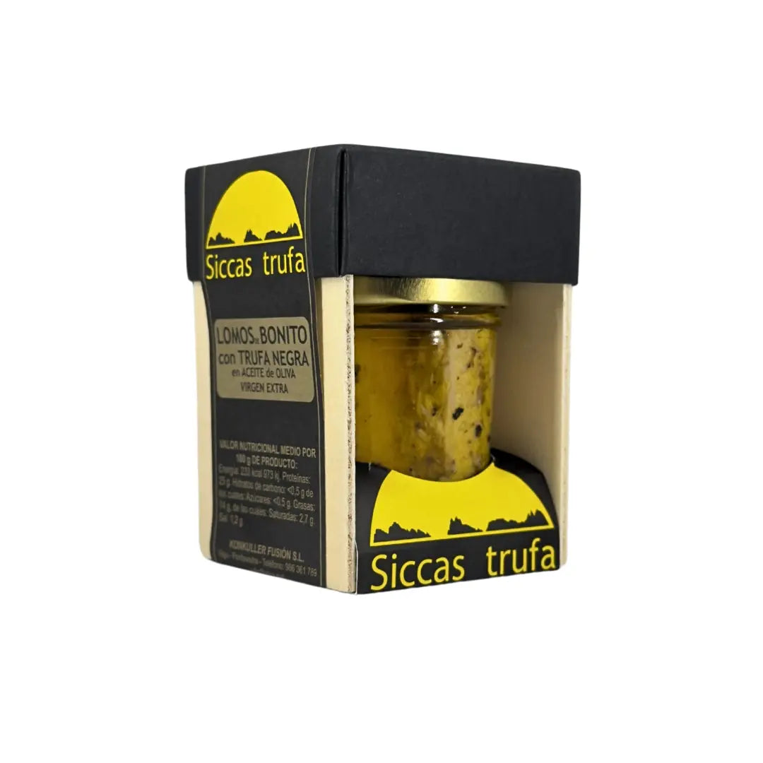 Lomos de Bonito en Aceite de Oliva Virgen Extra con Trufa Negra 110 g Siccas