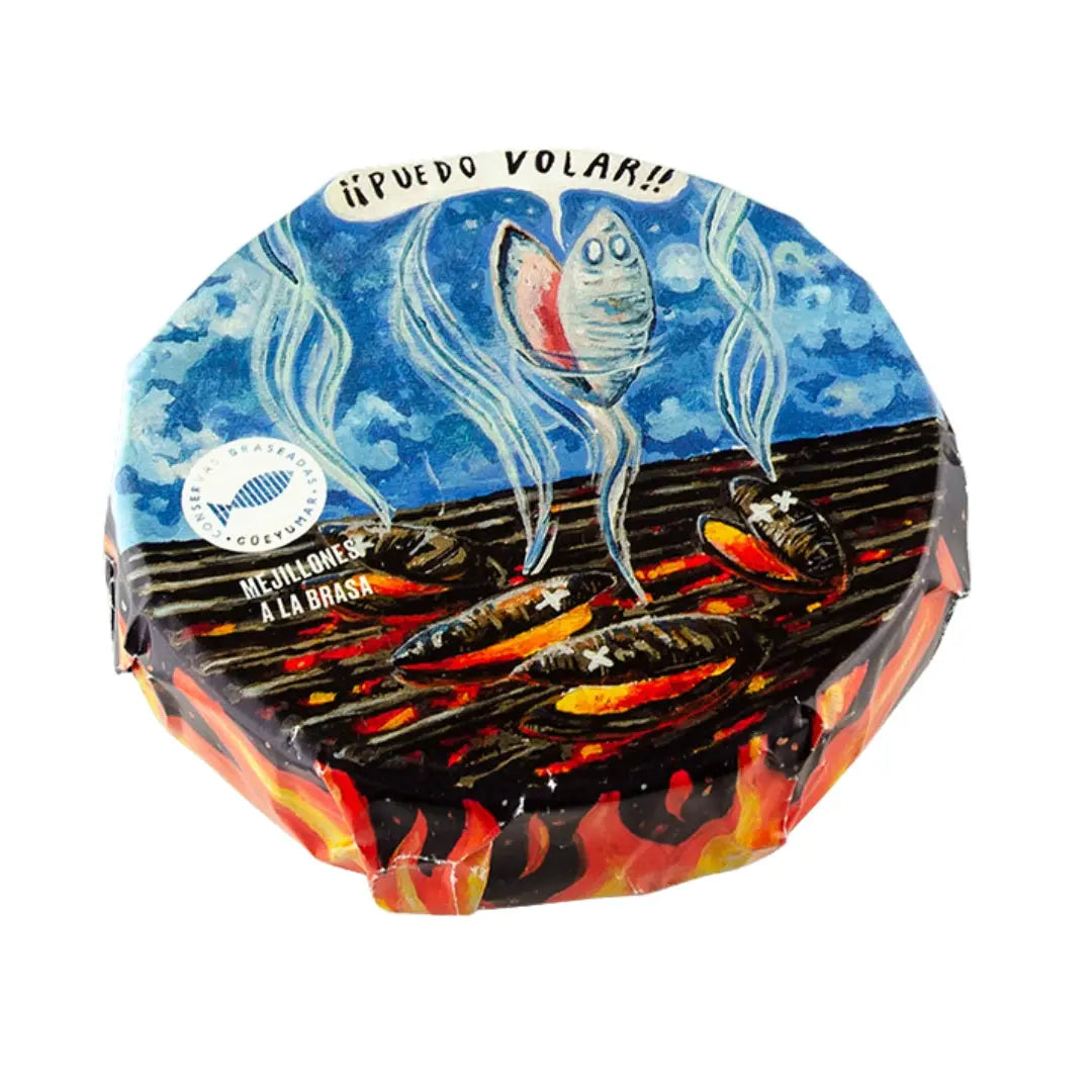Mejillones a la Brasa en Escabeche Güeyu Mar 150 g Conservas Güeyu Mar