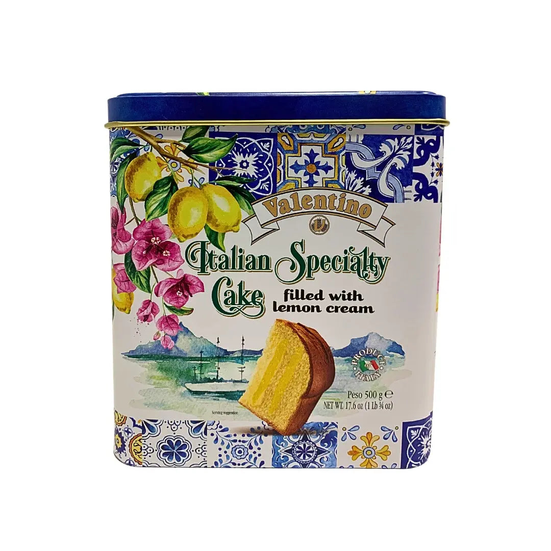Panettone con crema de limón en lata Valentino Valentino