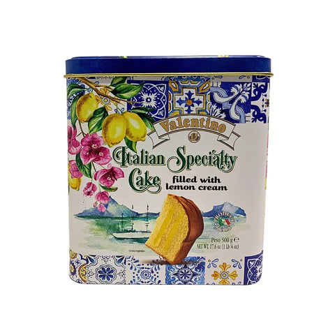 Panettone con crema de limón en lata Valentino Valentino