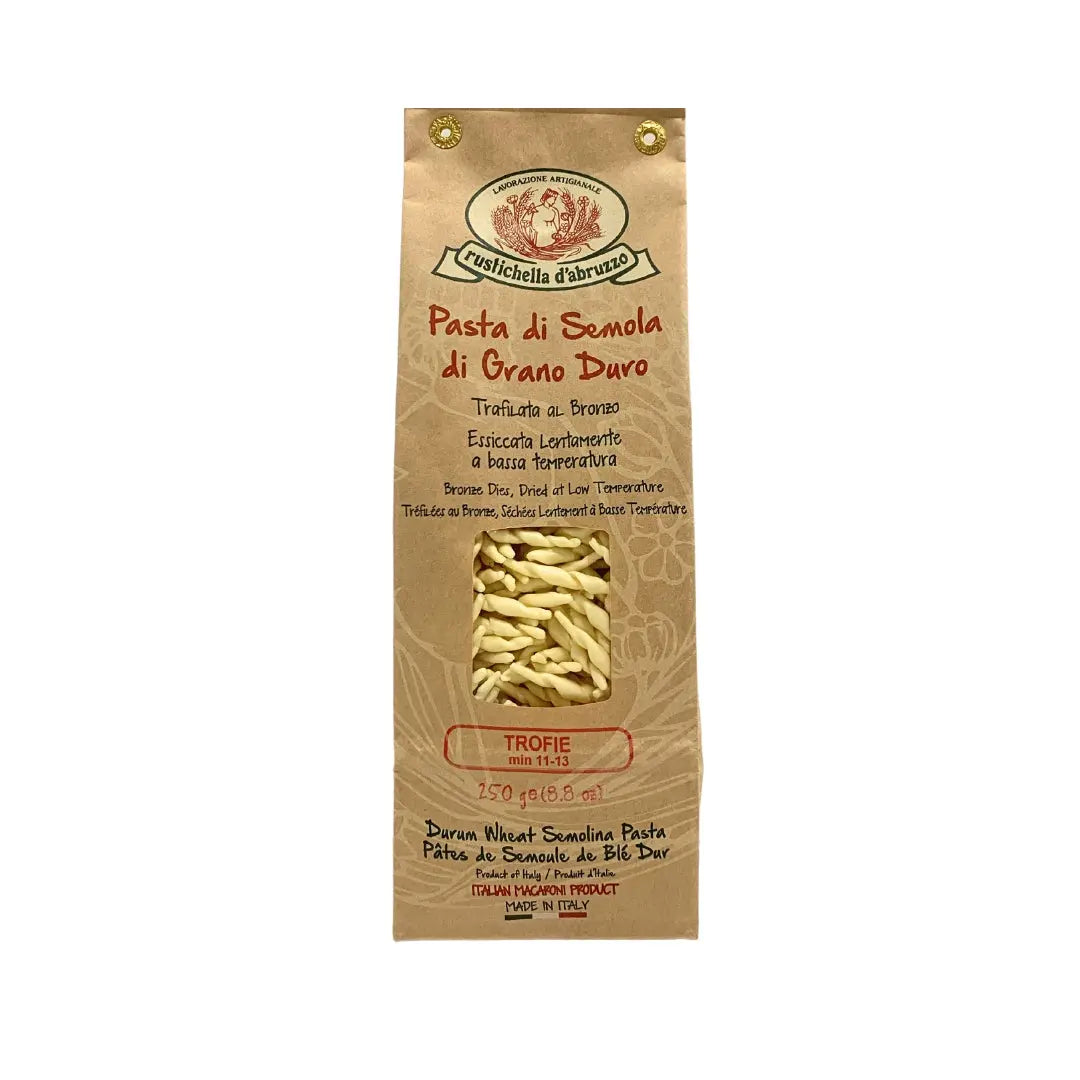 Pasta Italiana de Sémola de trigo duro trefilada al bronce Mantequerías Bravo