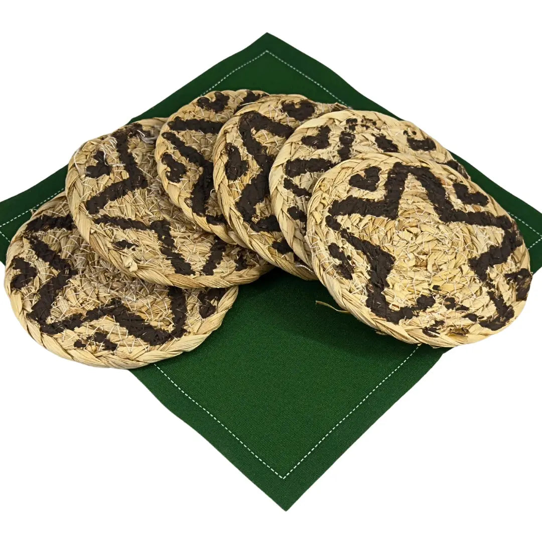Posavasos de Yute Estrella 6 unidades Mantequerías Bravo