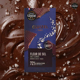 Tableta de Chocolate Oscuro 72% con Flor de Sal Cluizel Paris 70 g Michel Cluizel