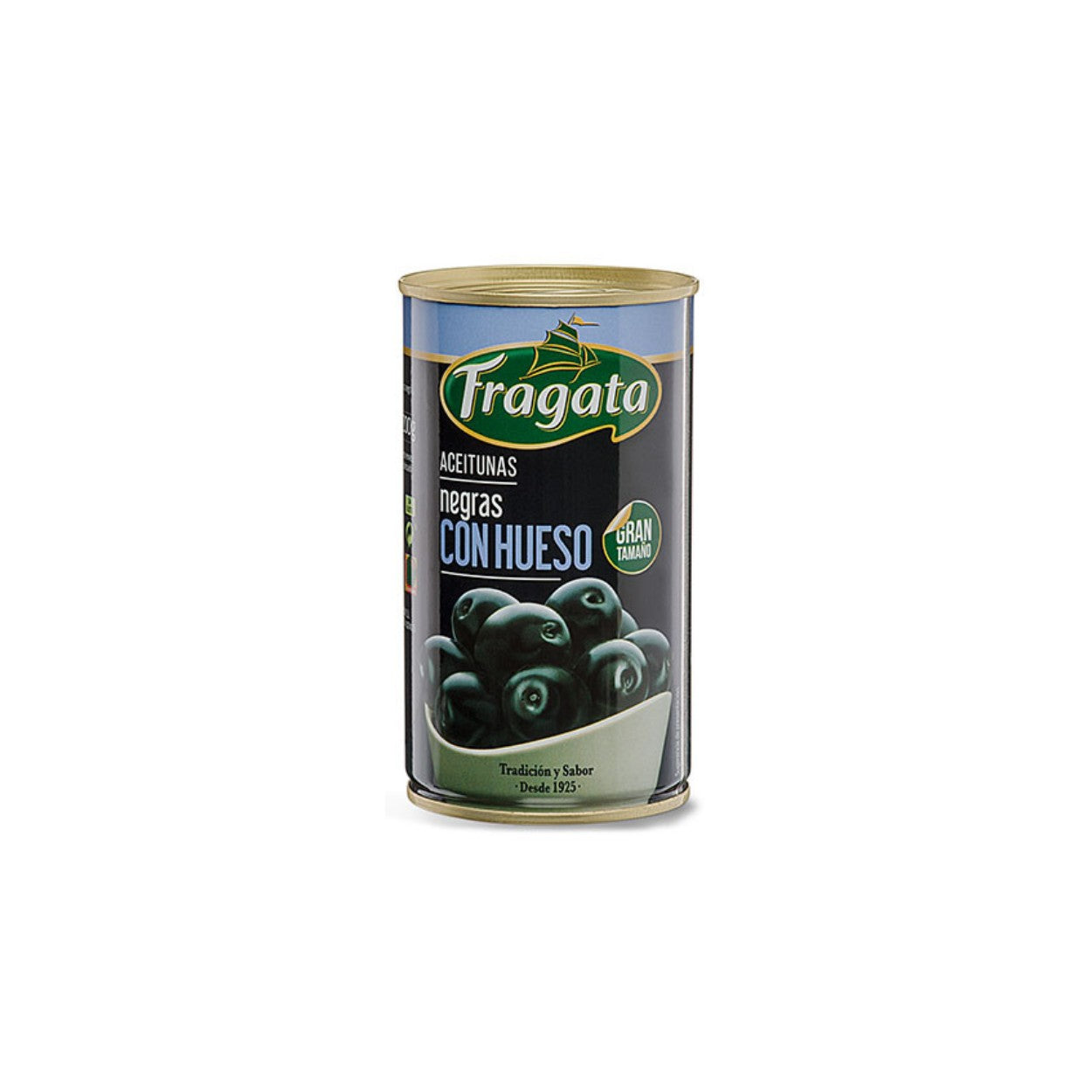 Aceitunas Negras con Hueso. 350 g Ángel Camacho Alimentación