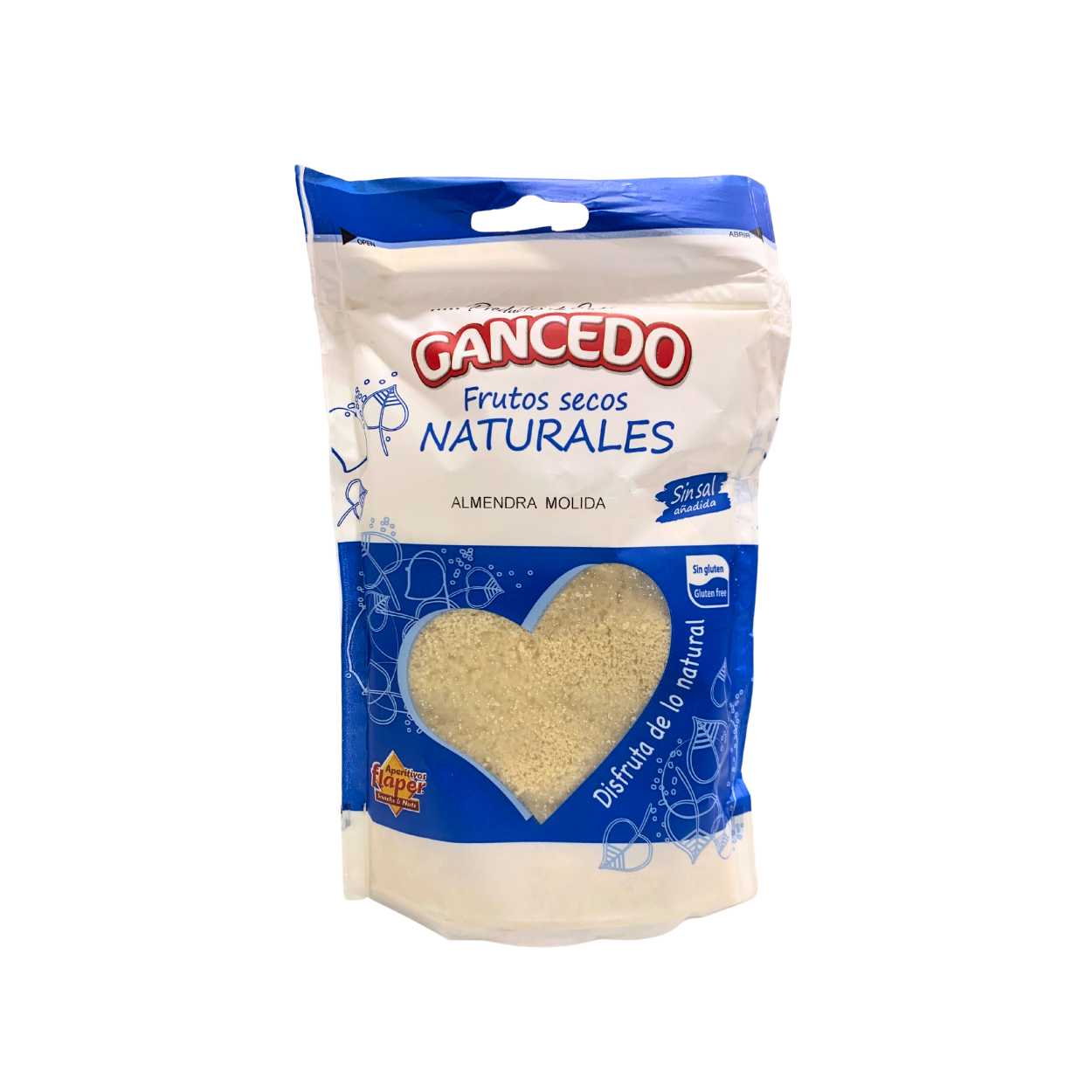 Almendra Molida Sin Sal 150 g Aperitivos Flaper. S.A.