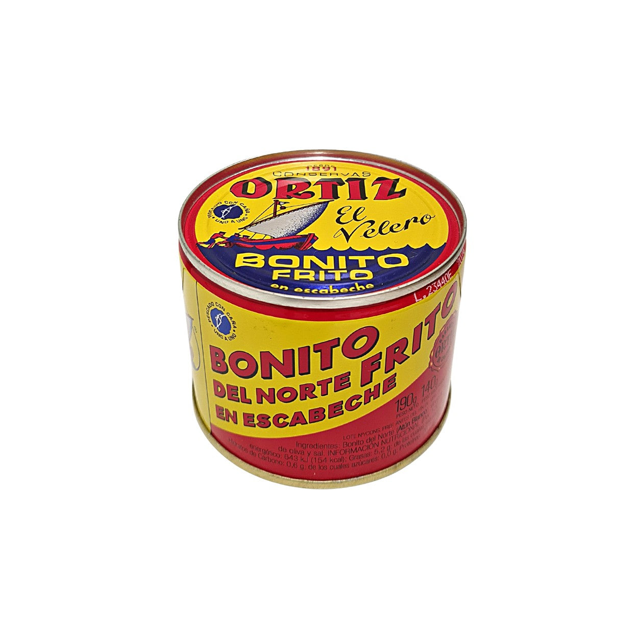 Bonito del norte Frito en Escabeche. 190 g Ortiz