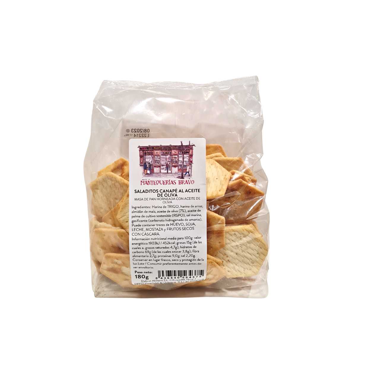 Bravo 1931 Saladitos de Canapé al Aceite de Oliva. 180 g Bravo1931