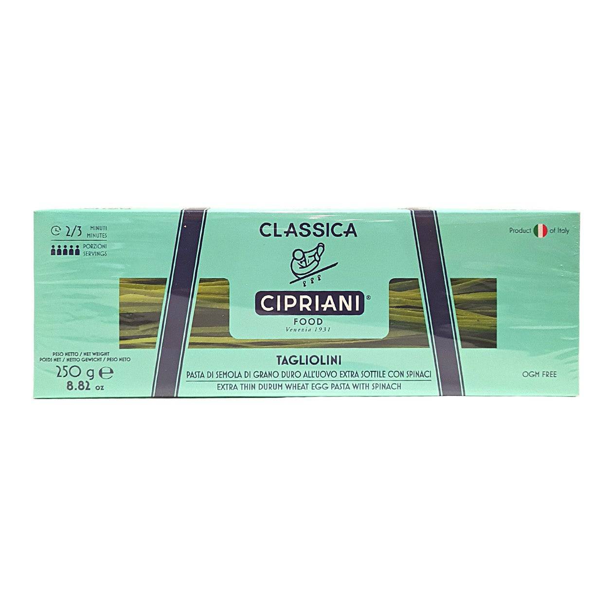 Cipriani Tagliolini artesanos con Espinaca. 250 g Cipriani