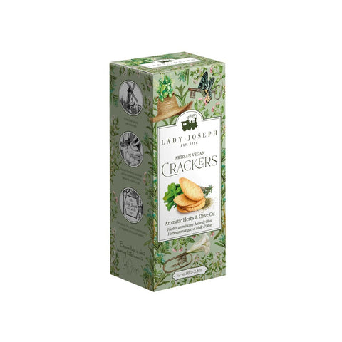 Crackers con aceite de oliva y hierbas aromáticas Mantequerías Bravo