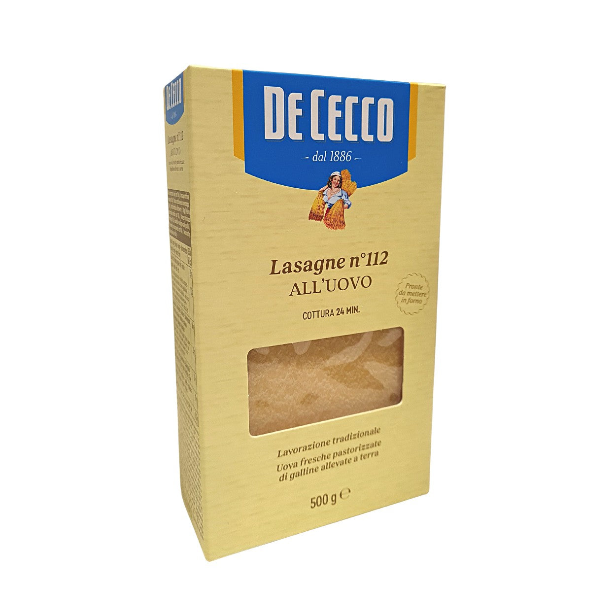 De Cecco Lasagne al huevo. 500 g De Cecco
