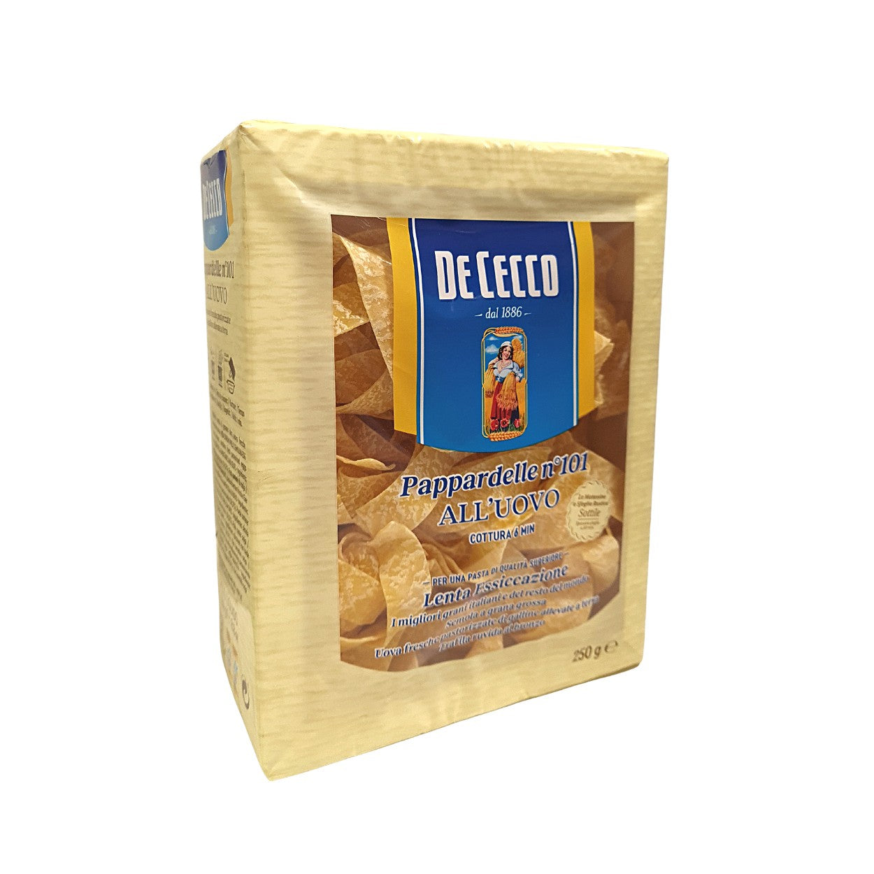 De Cecco Pappardelle al huevo. 250 g De Cecco