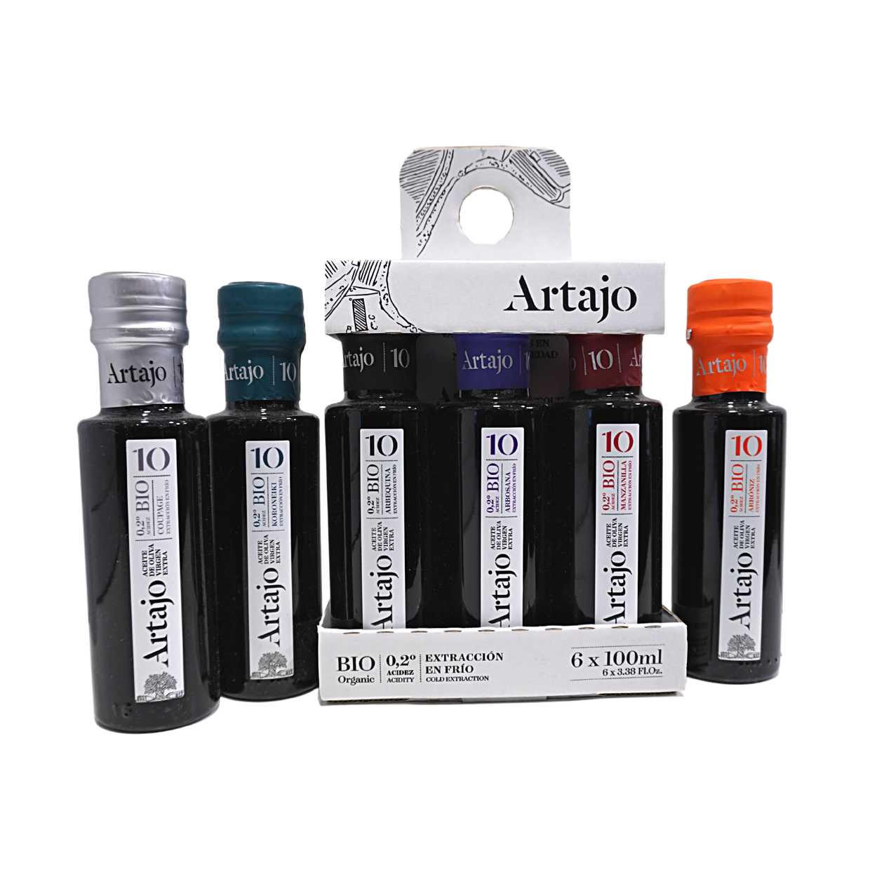 Estuche de AOVE Artajo 10 en 6 variedades Artajo