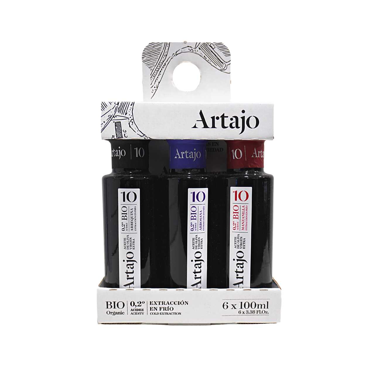 Estuche de AOVE Artajo 10 en 6 variedades Artajo