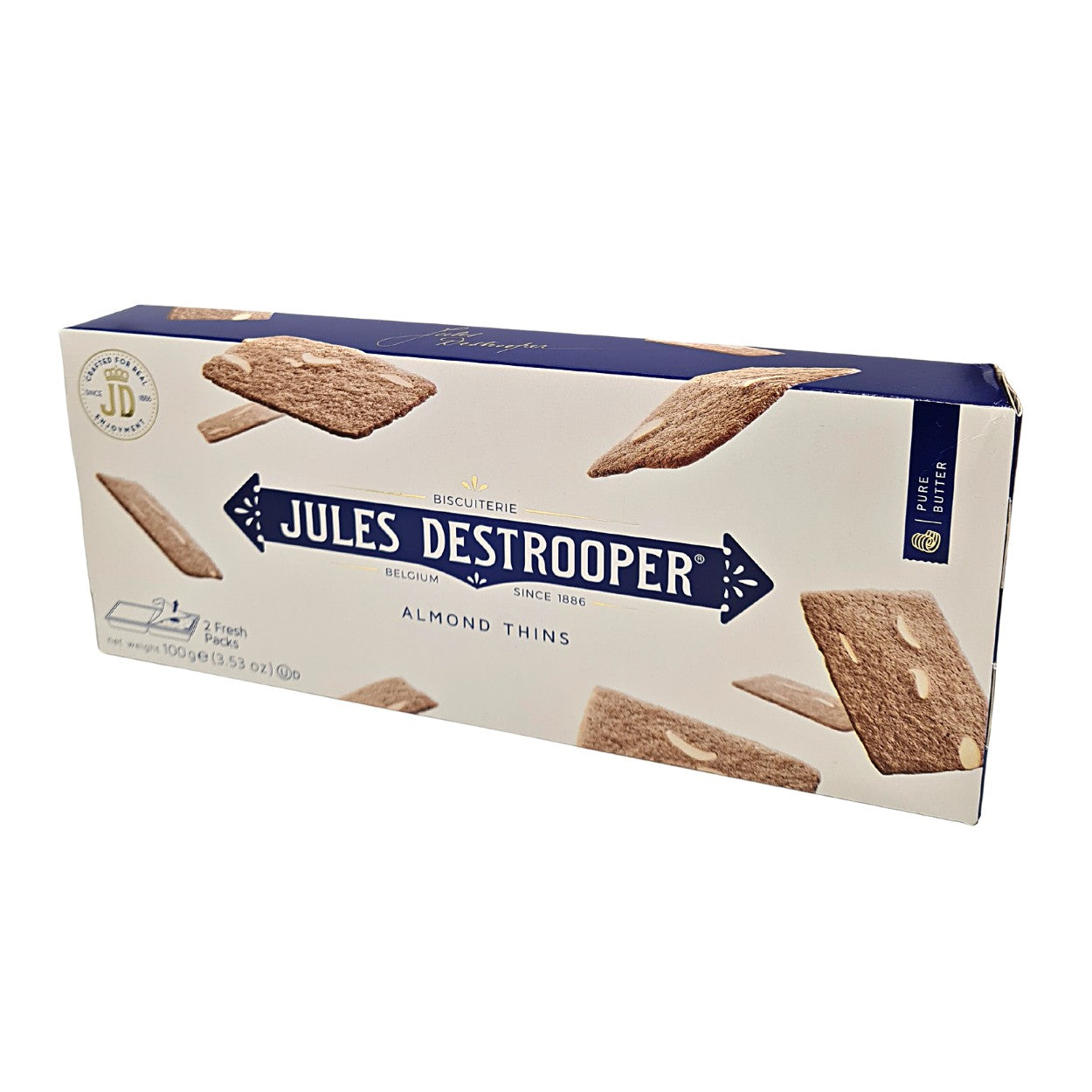 Galletas con Almendras. 100 g Biscuiterie Jules Destrooper