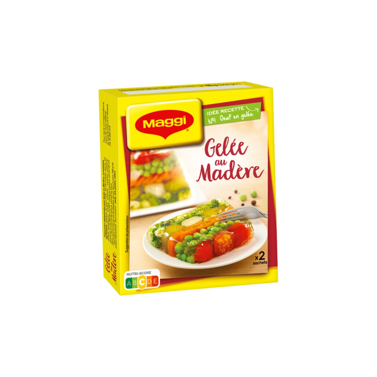 Gelatina con Aroma de Madeira. 48 g Maggi
