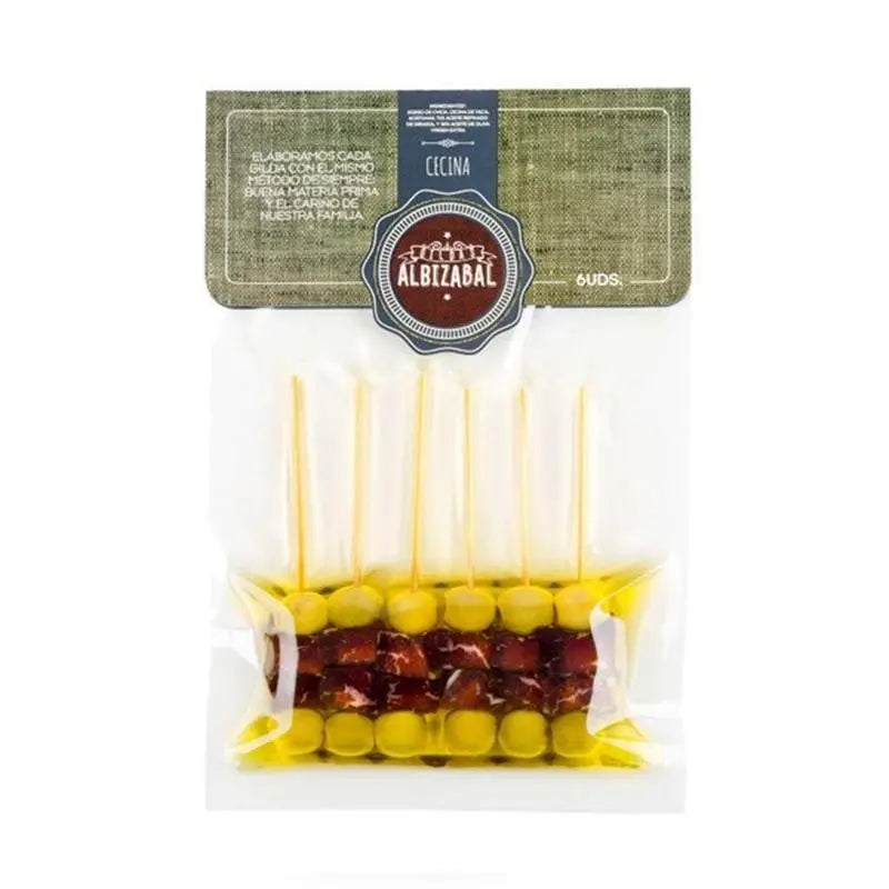 Gildas con Cecina Albizábal. 6 piezas Albizábal