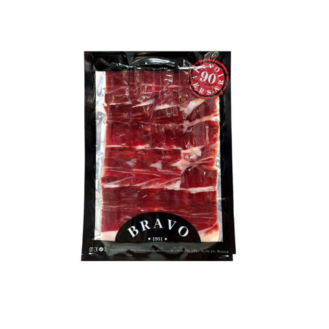 Jamón Ibérico de Bellota 5J cortado a cuchillo. Sobre de 100 g Sánchez Romero Carvajal