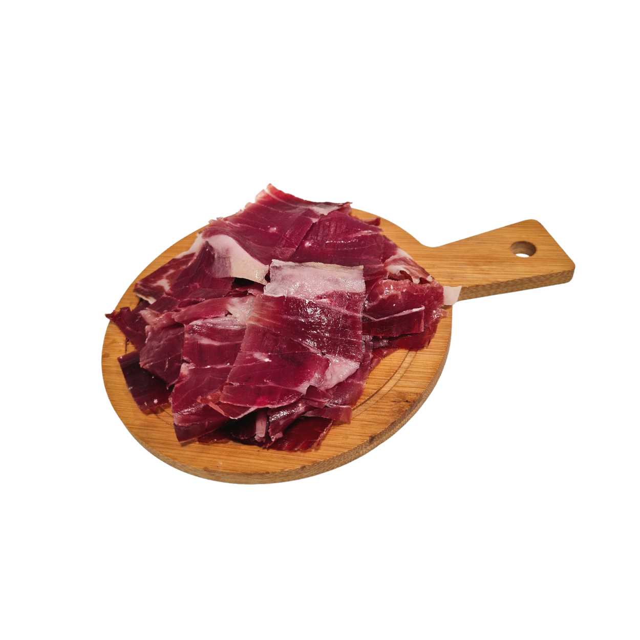 Jamón Ibérico de Bellota 5J cortado a cuchillo. Sobre de 100 g Sánchez Romero Carvajal