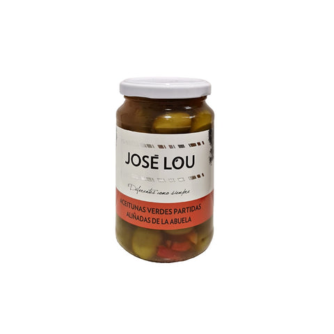 Jose Lou Aceitunas Aliñadas de la Abuela. 350 g Hijos de José Lou S.A.