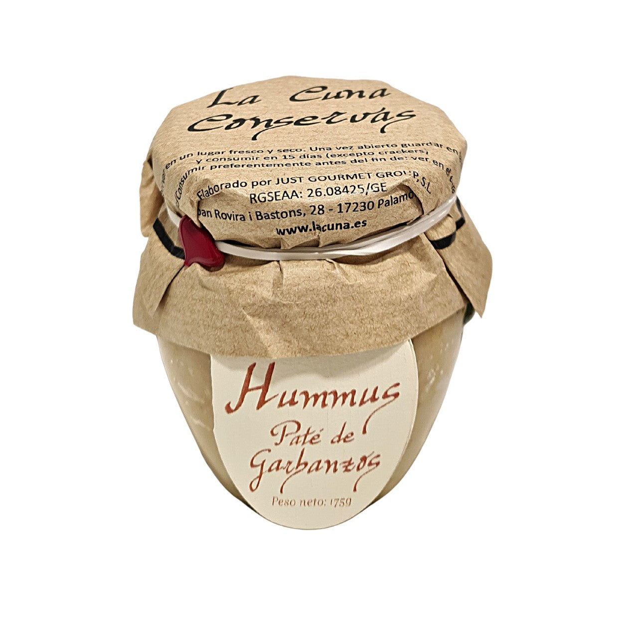 La Cuna Hummus Paté de Garbanzos. 175 g La Cuna