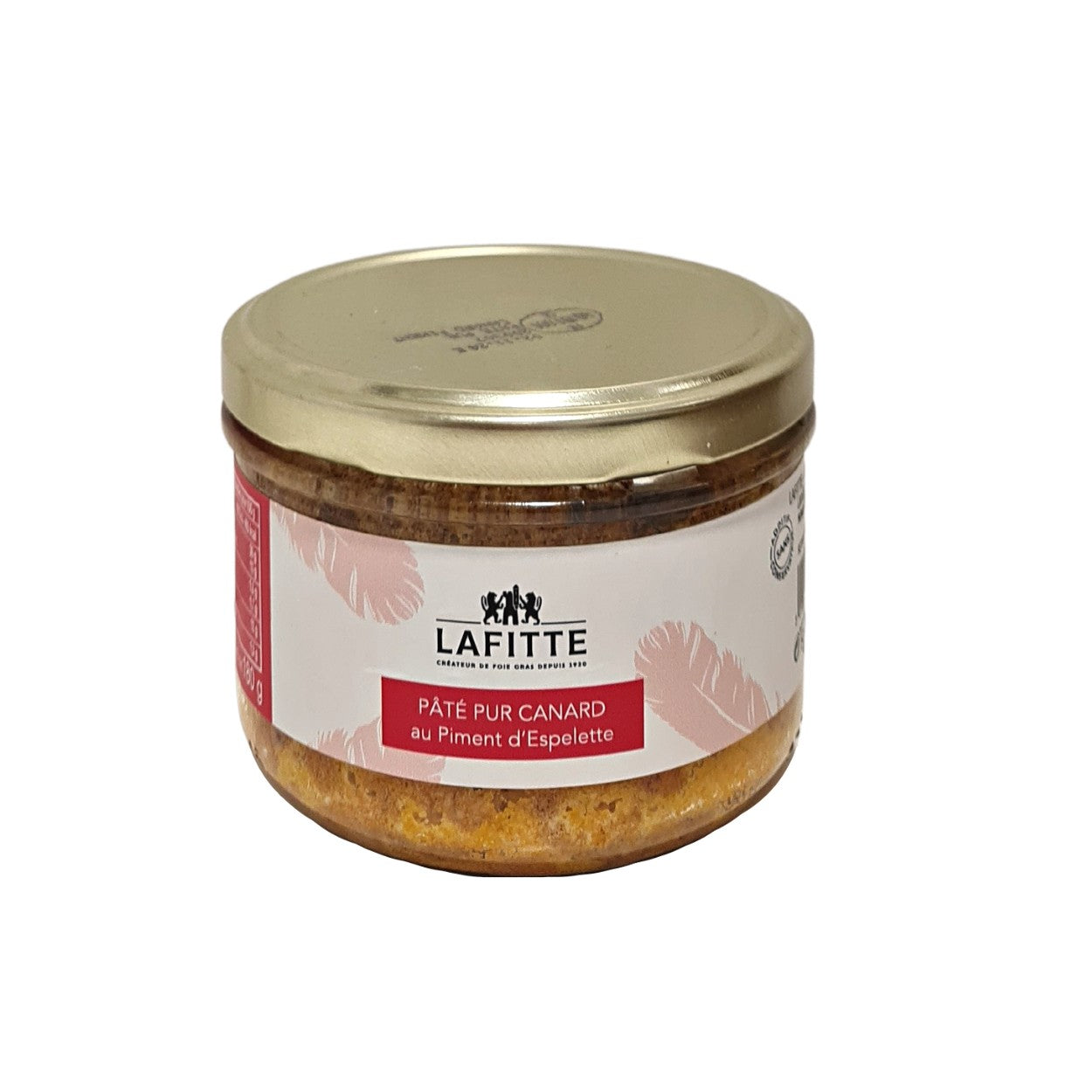 Lafitte Paté de Pato al Pimiento de Espelette. 180 g Lafitte