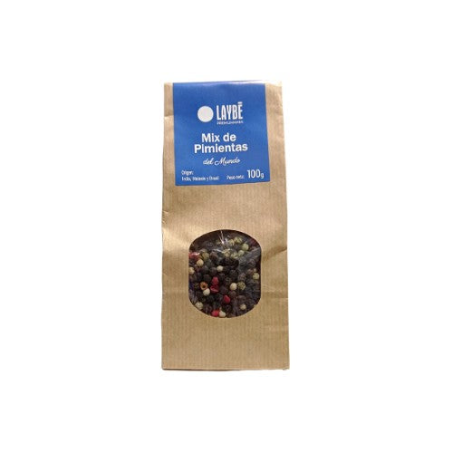 Laybé Mix de Pimientas del Mundo. 100 g Laybé