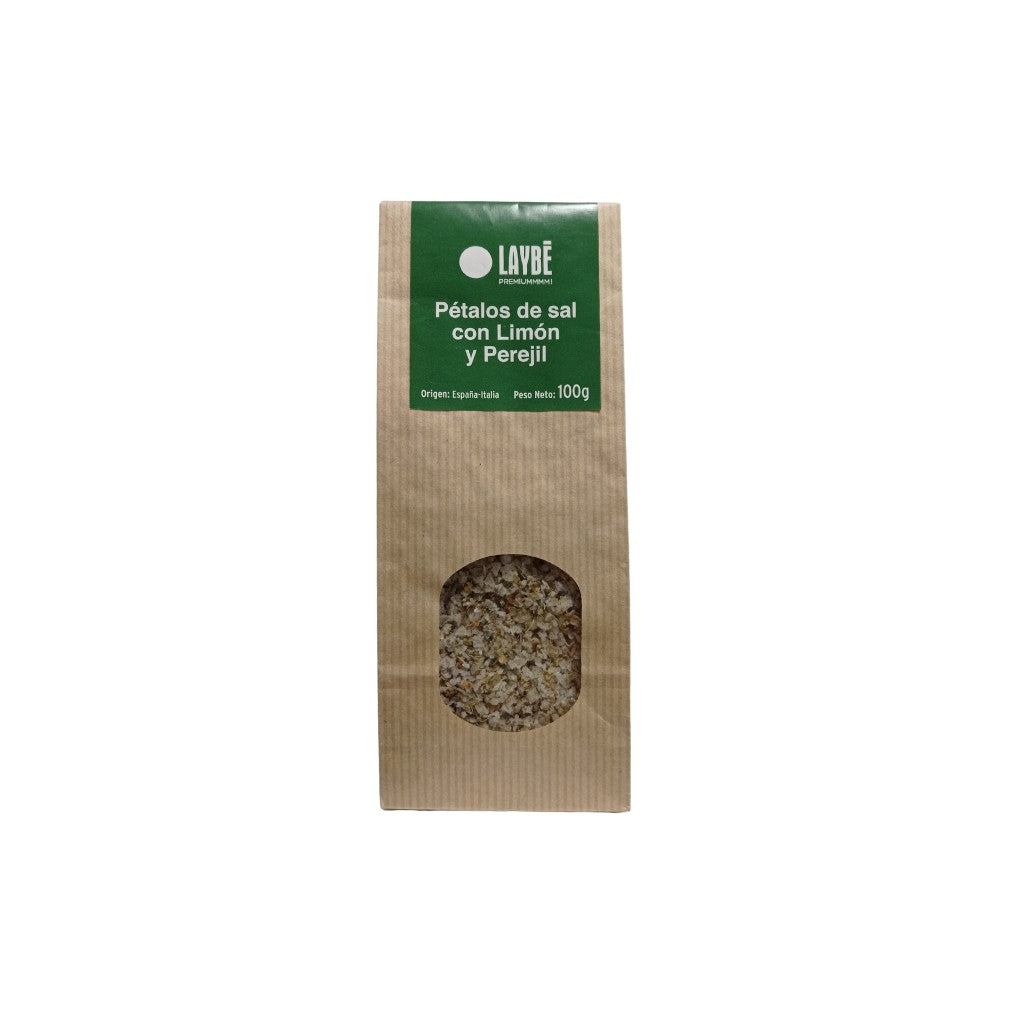 Laybé pétalos de Sal con Limón y Perejil. 100 g Laybé