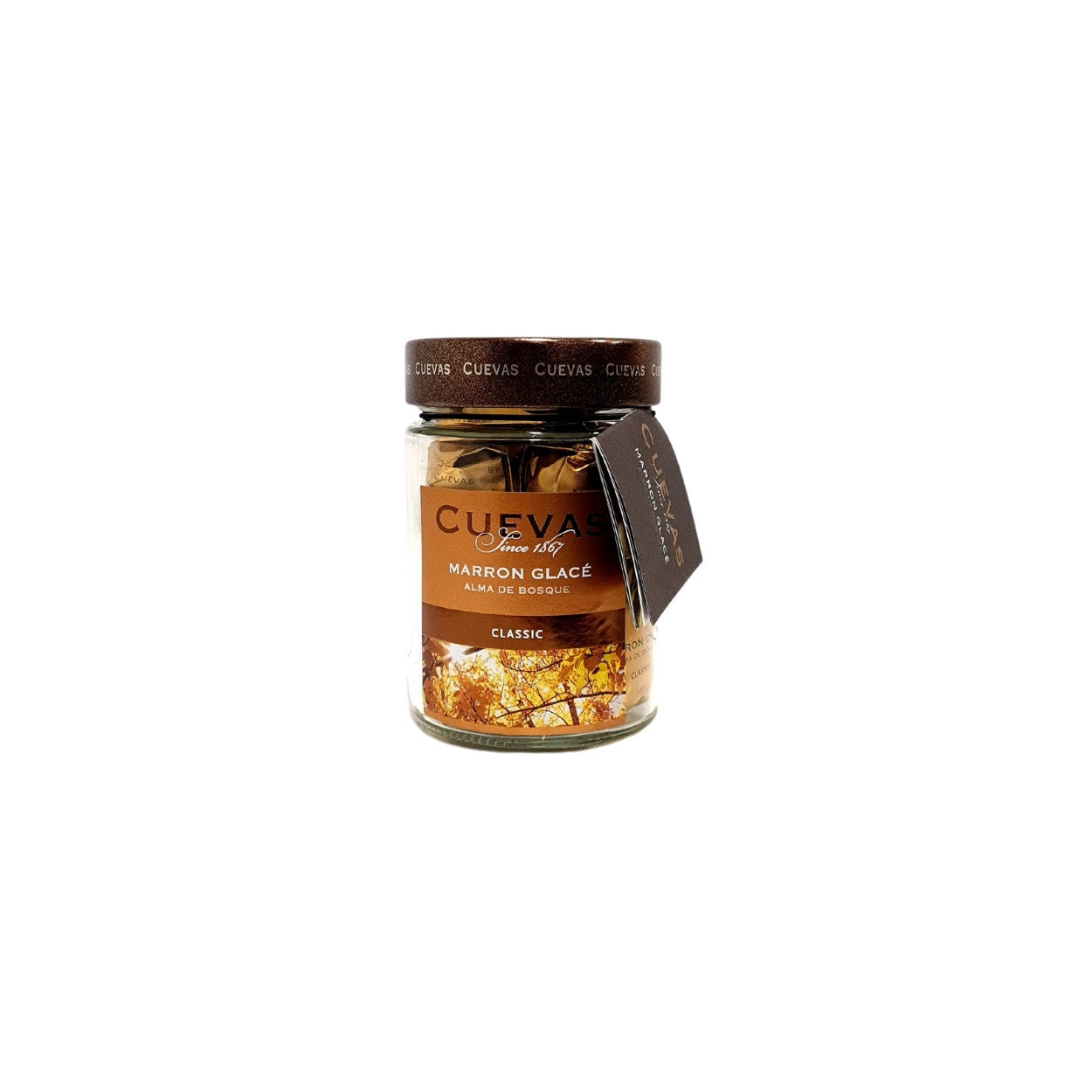 Marrons Glacés Cuevas frasco. 160 g Cuevas