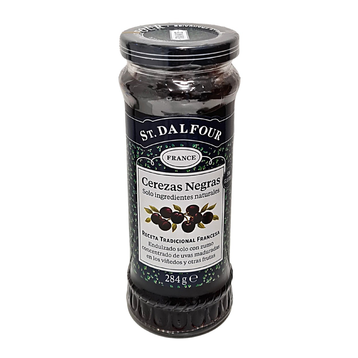 Mermelada SD de Cerezas Negras. 284 g Saint Dalfour