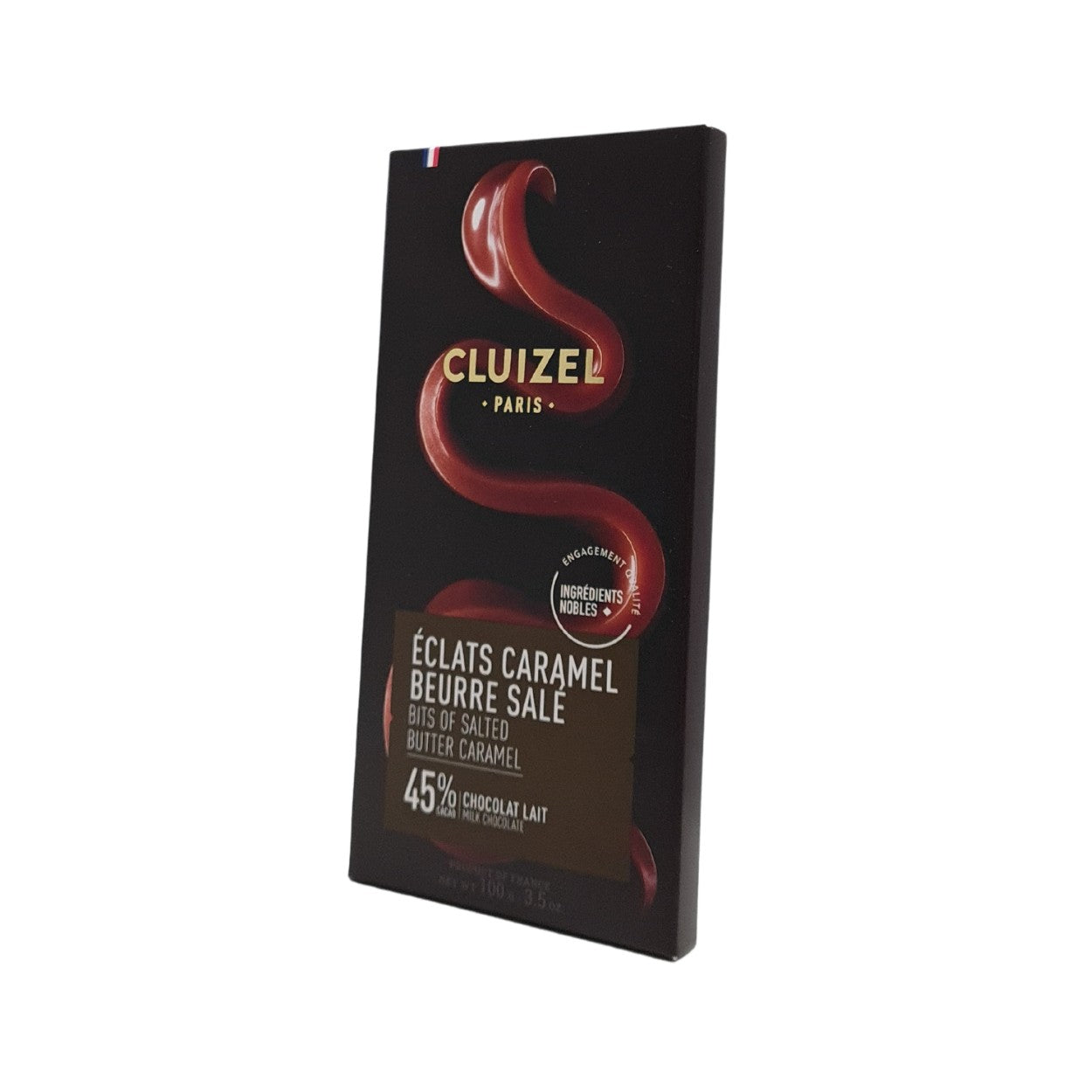 Michel Cluizel Chocolate con Leche 45% y caramelo salado. 100 g Michel Cluizel