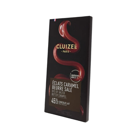 Michel Cluizel Chocolate con Leche 45% y caramelo salado. 100 g Michel Cluizel