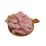 Mortadela con Pistacho. 100 g Mantequerías Bravo