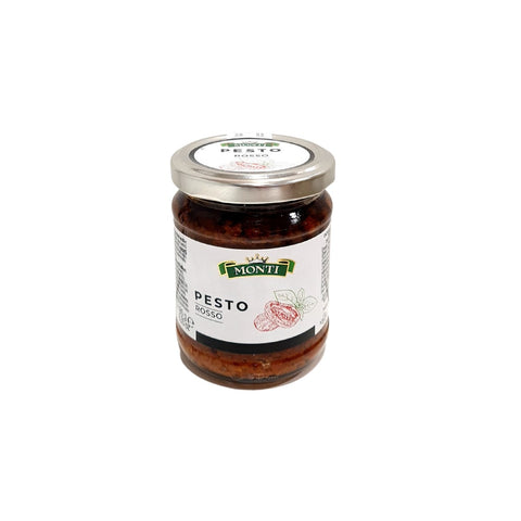 Pesto Rosso. Sin gluten. 180 g Monti