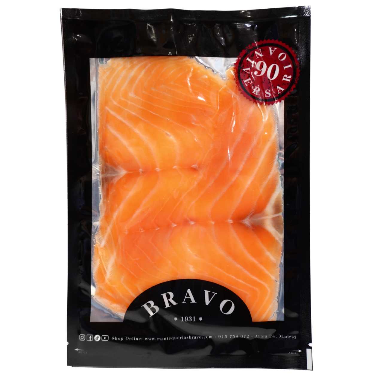 Salmón al corte. 150 g Mantequerías Bravo