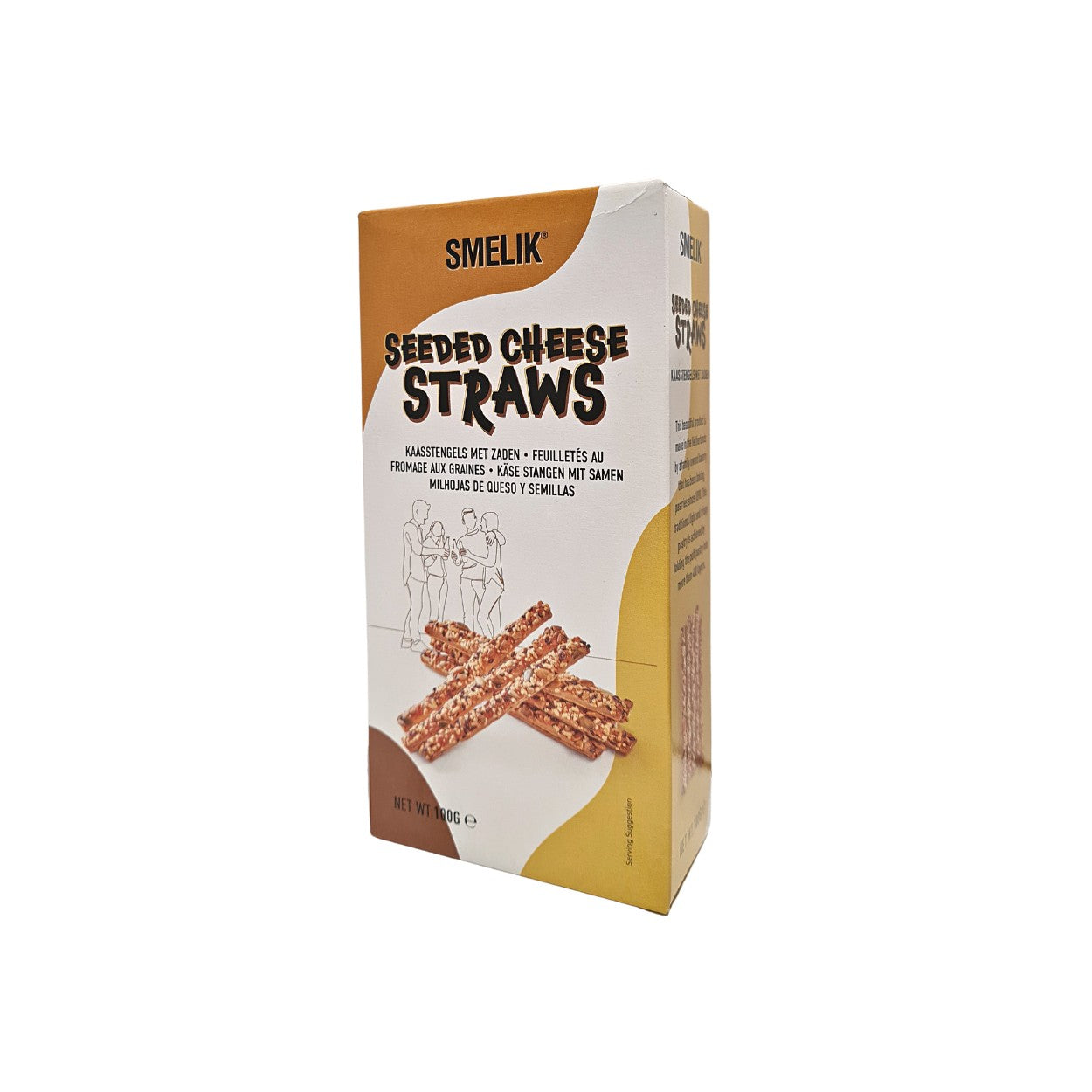 Smelik Palitos de queso con semillas. 100 g Smelik