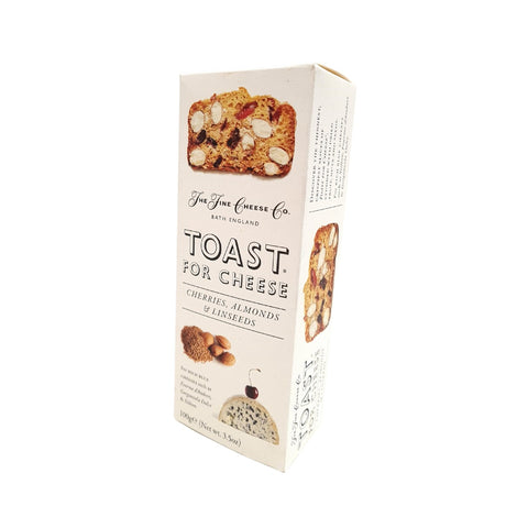 Tostadas de Cereza, Almendra y Semillas. 100 g The Fine Cheese Co.