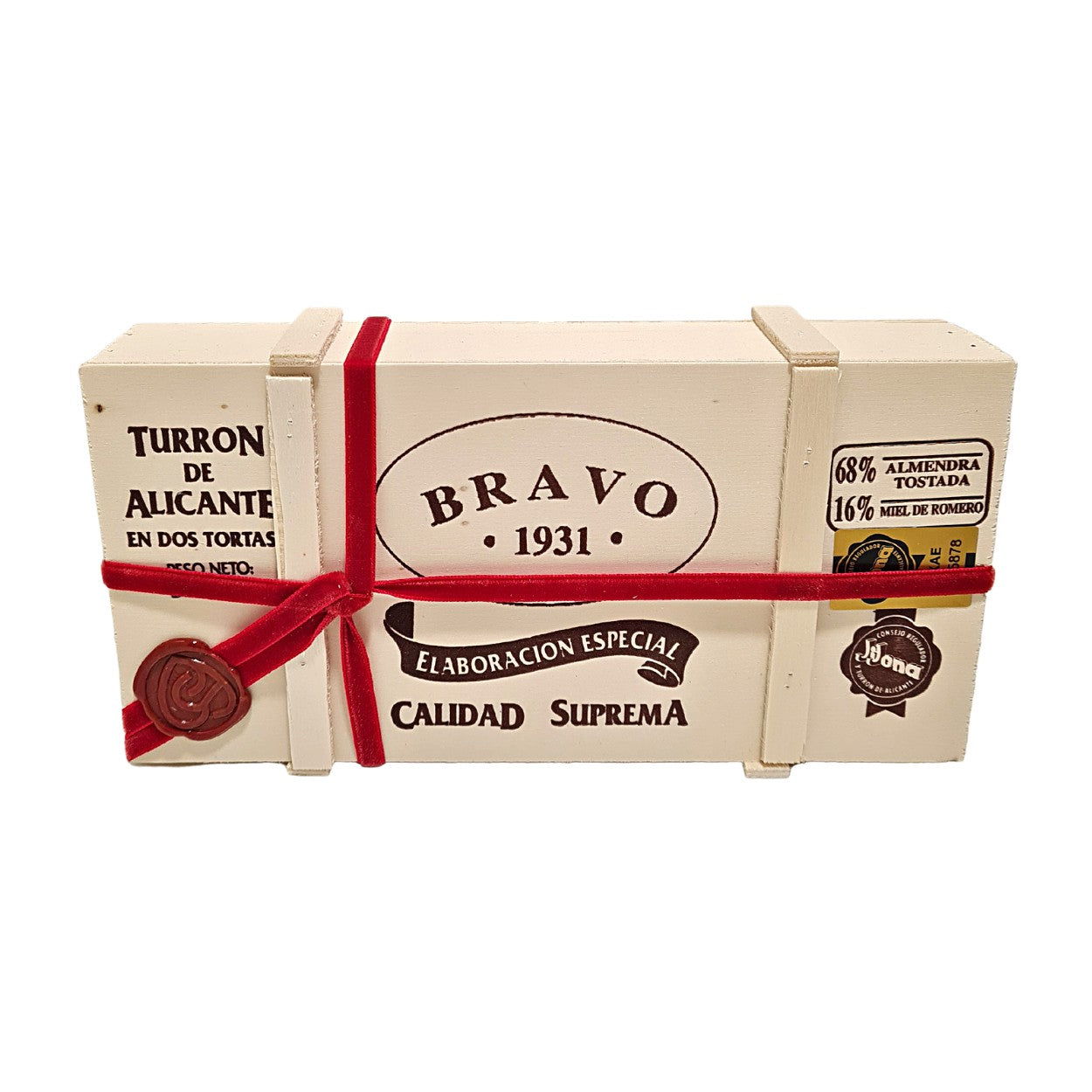 Turrón de Alicante Bravo 1931. 300 g Bravo1931