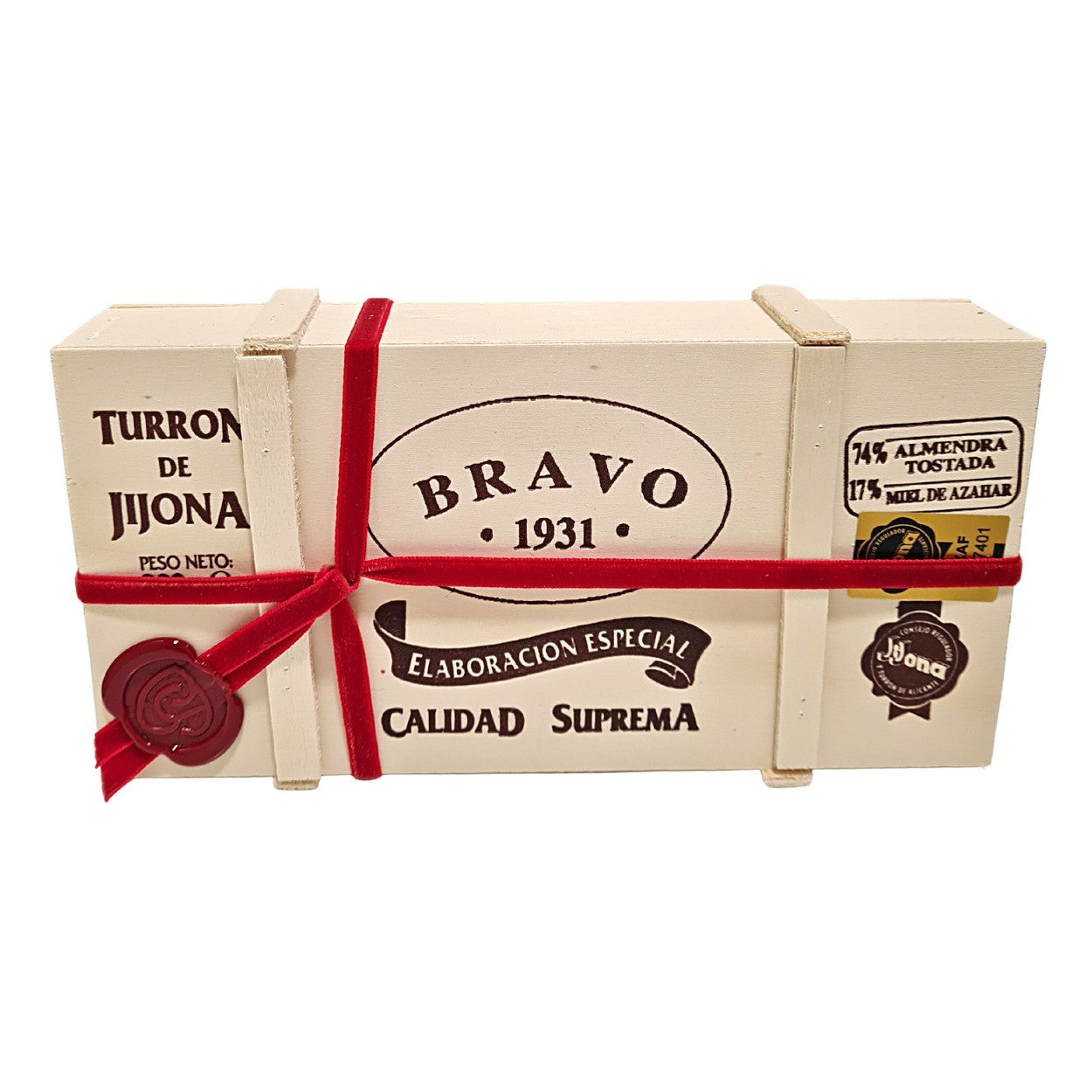 Turrón de Jijona Bravo 1931. 300 g Bravo1931