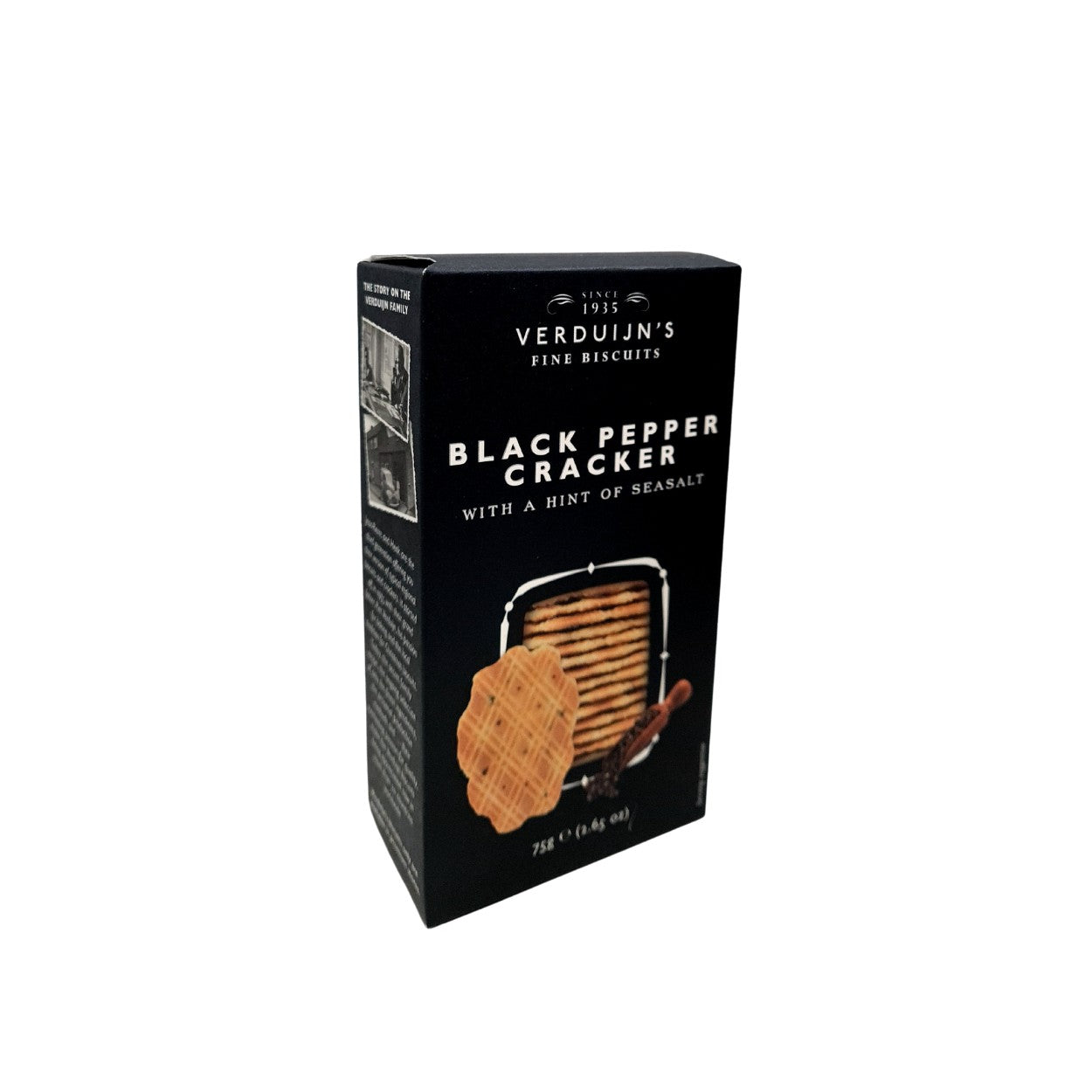 Verduijn's Crackers con Pimienta Negra 75 g Verduijn's