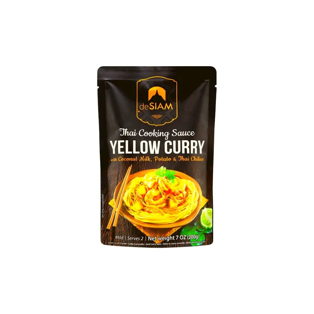 deSIAM Salsa de curry Amarillo. 200 g deSIAM