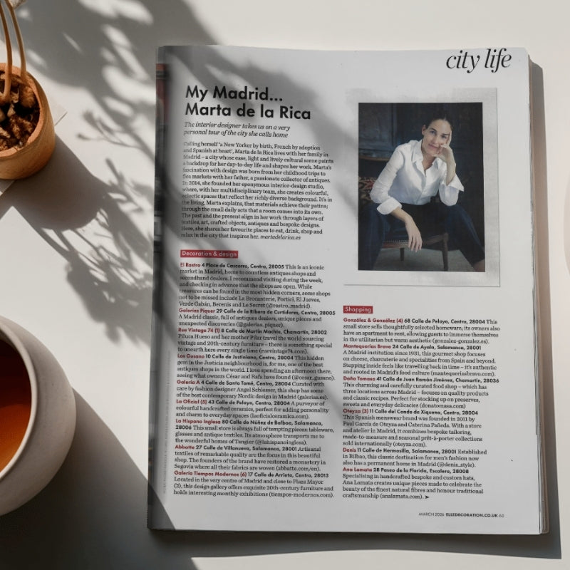 Mantequerías Bravo en Elle Decoration UK