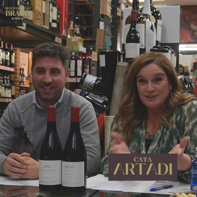 Catamos vinos de Artadi junto a Carlos López de Lacalle