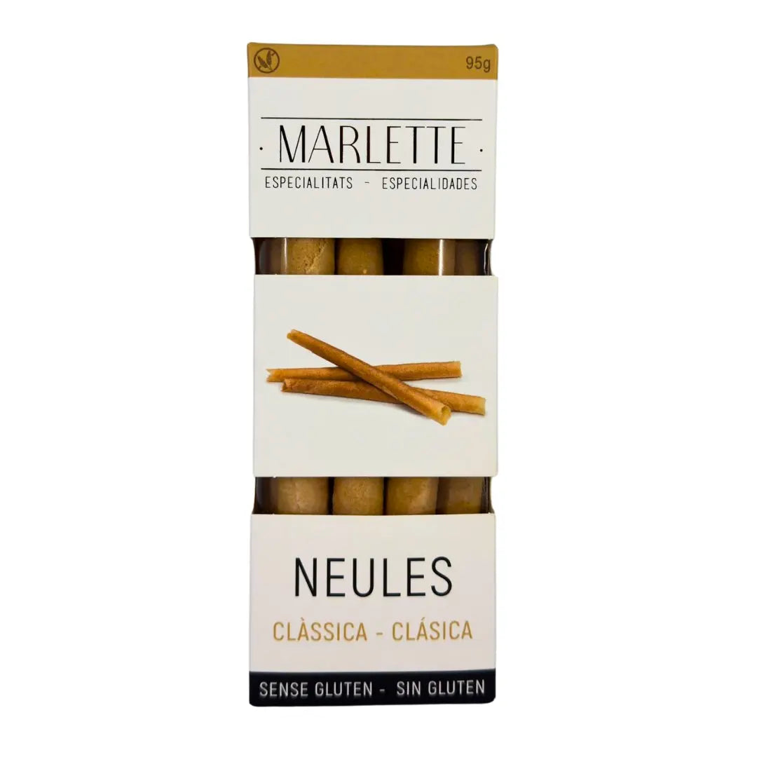 Barquillos Neules Clásicos Sin Gluten Marlette 95 g Canals Biscuits SAU