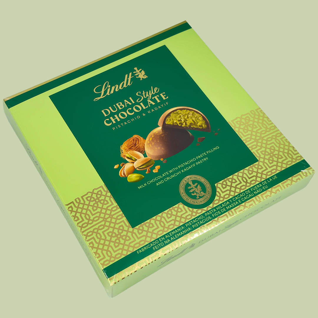 Bombones de Chocolate Dubai con Pistacho y Kadayif Lindt 90 g Lindt & Sprüngli SA